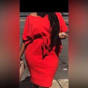gabrielle union new york and company red dress